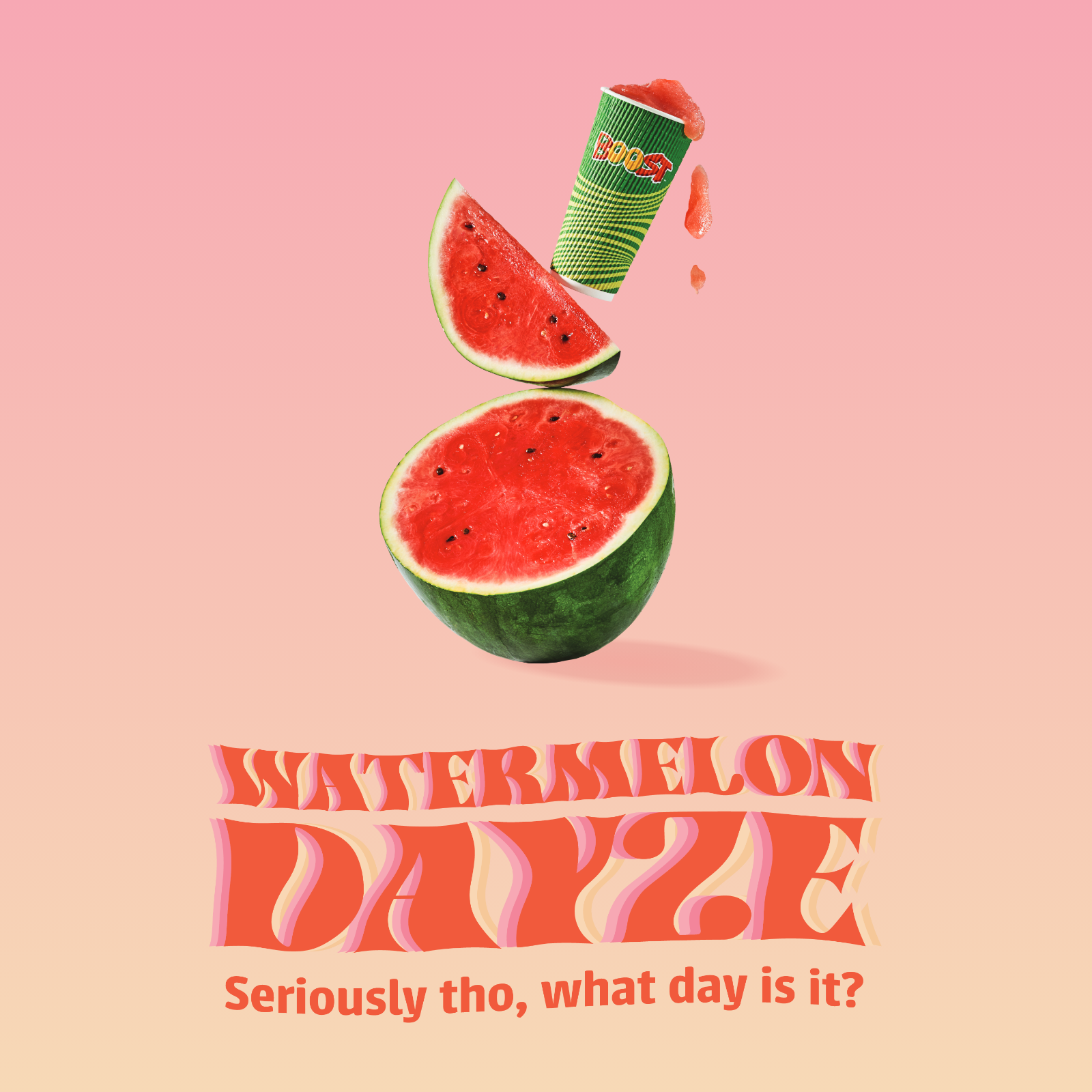 Boost Juice Watermelon Dayze at Westfield Chermside