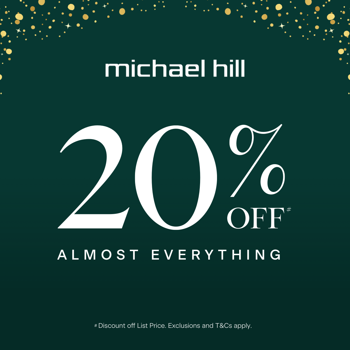Michael Hill Unwrap 20 off at Westfield Chatswood