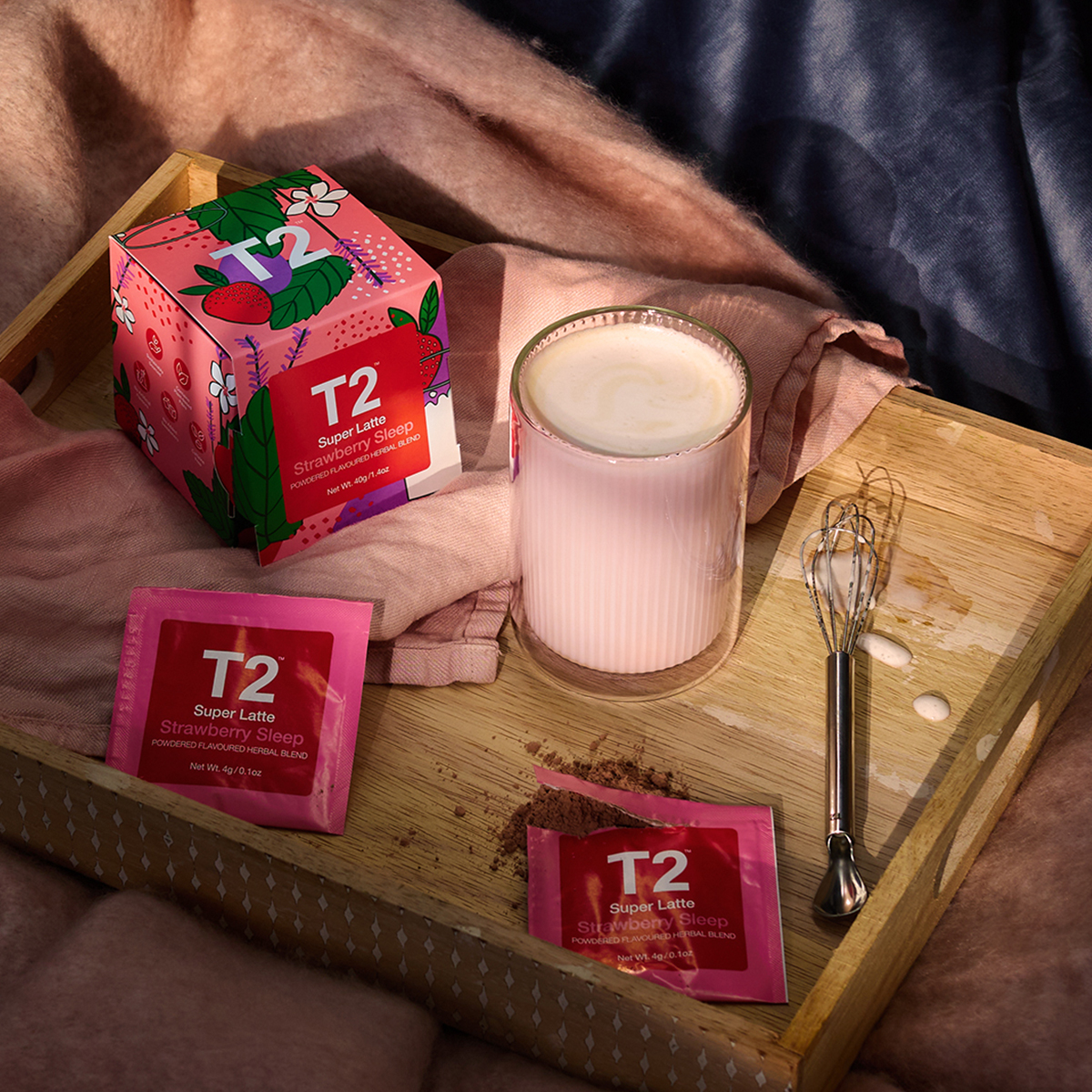 T2 Powdered tea lattes at Westfield Parramatta