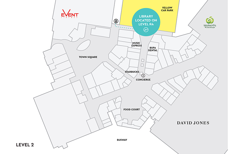 Westfield Garden City Map Brisbane City Council Library At Westfield Garden City