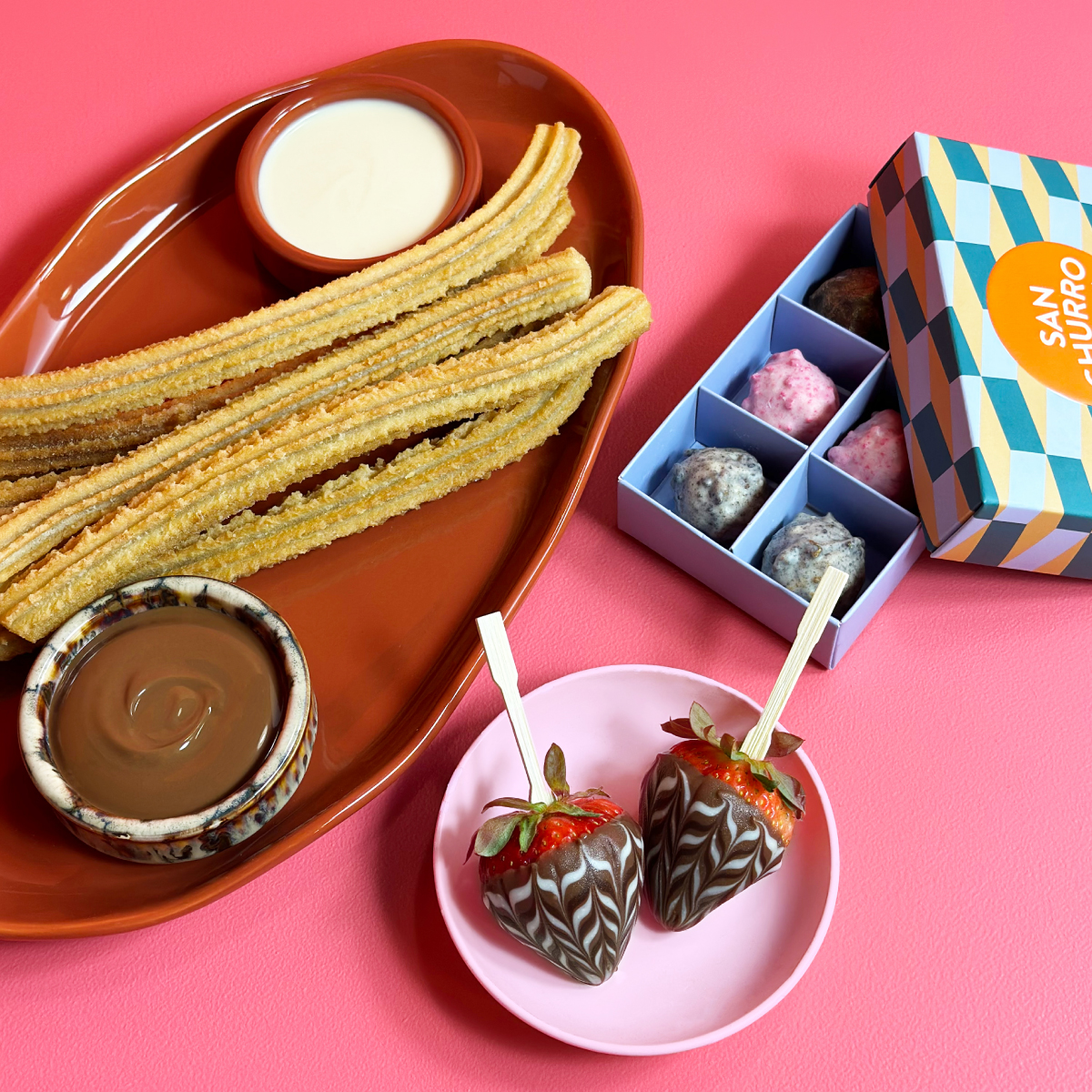 San Churro Valentine lovers pack at Westfield Mt Druitt