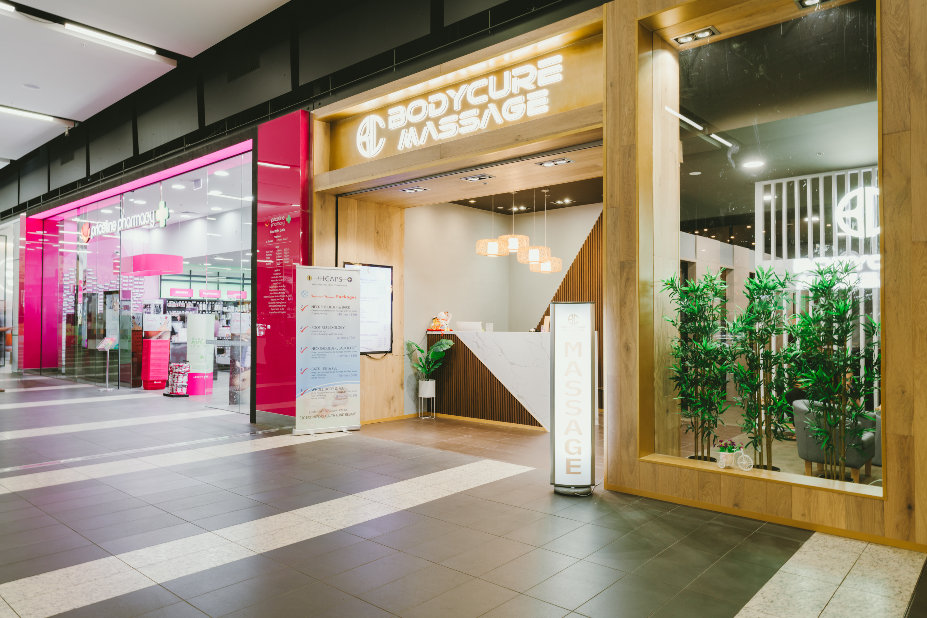 Bodycure Massage at Westfield Fountain Gate