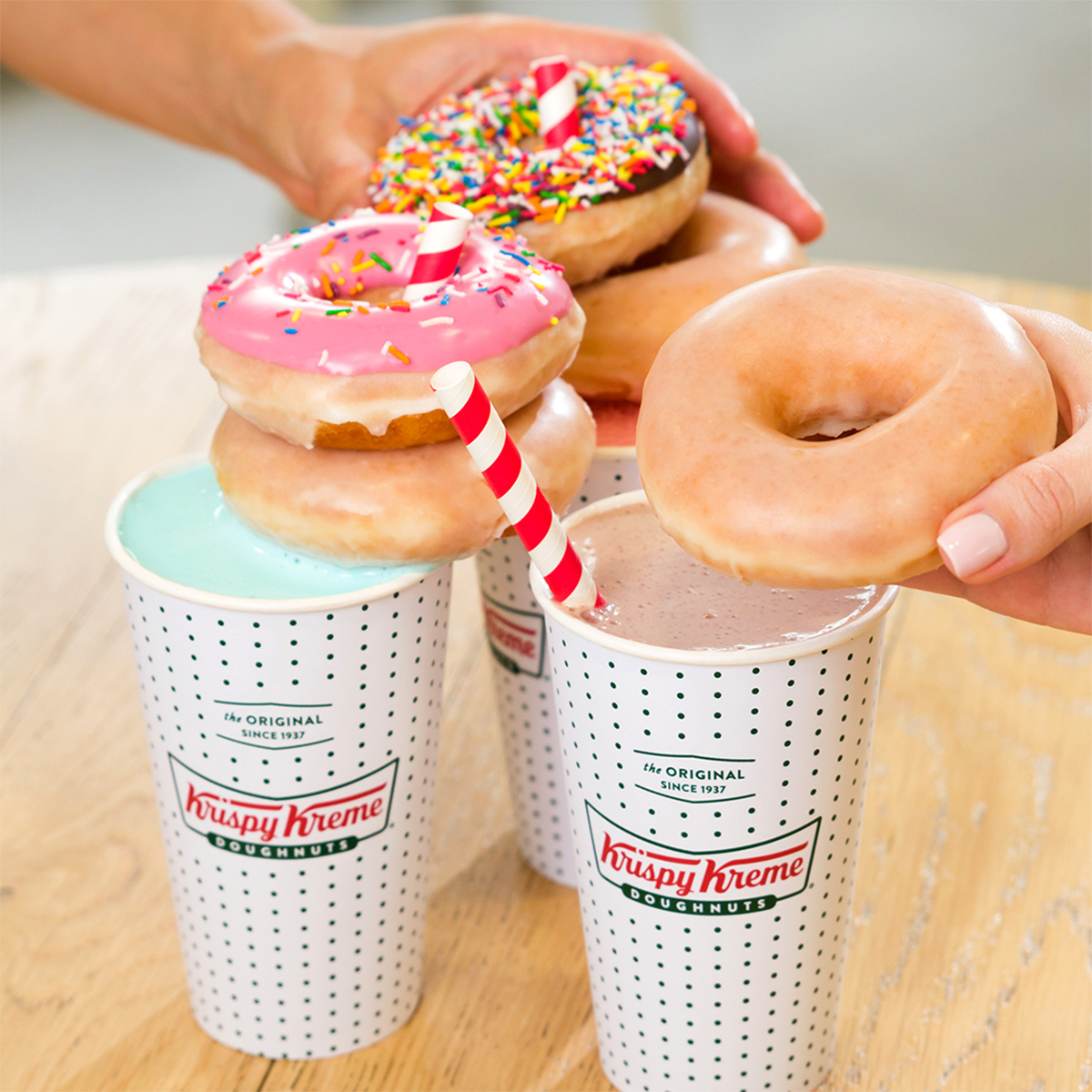 Krispy Kreme Doughnuts Summer sweet deal 4 shakes at Westfield Newmarket