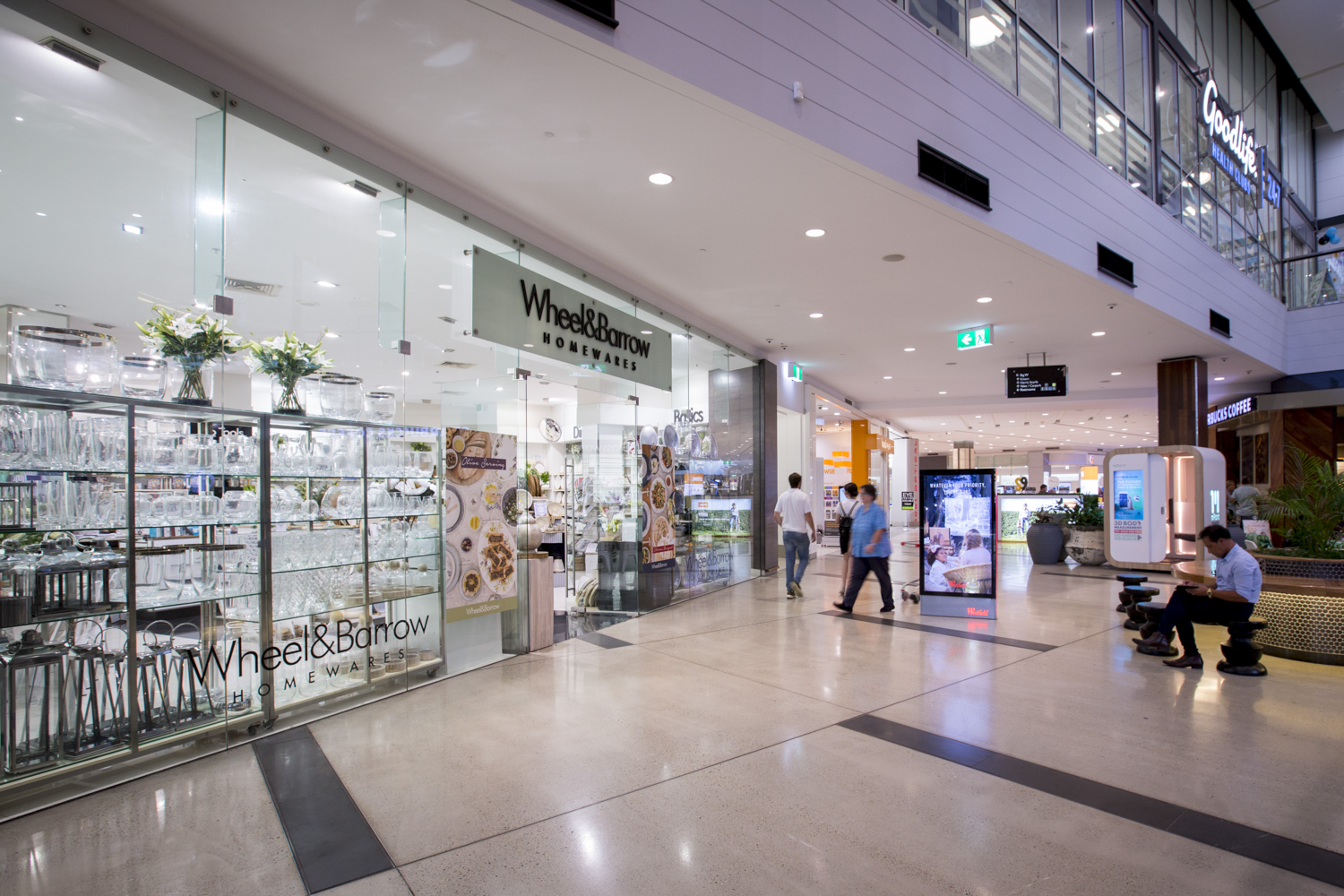 Wheel Barrow at Westfield Chermside