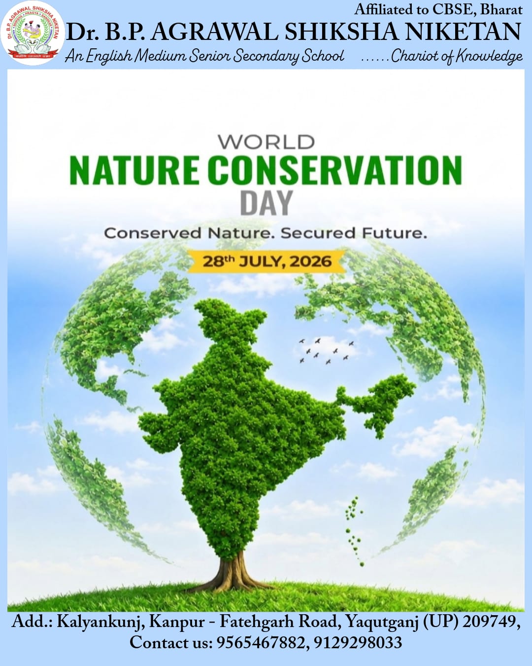 World Nature Conservation Day @ 28-July-2026