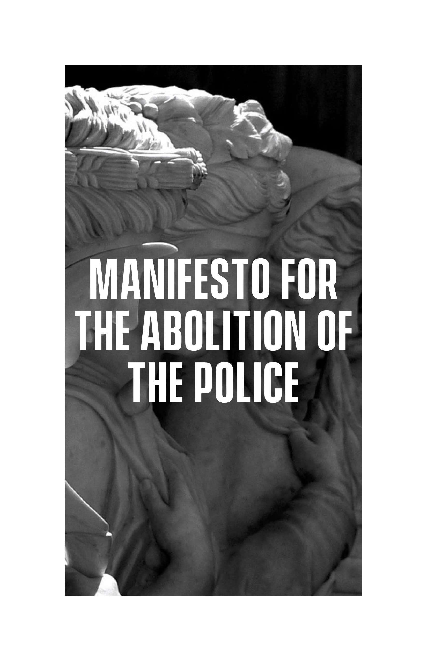 Cover Image for Manifesto for the Abolition of the Police