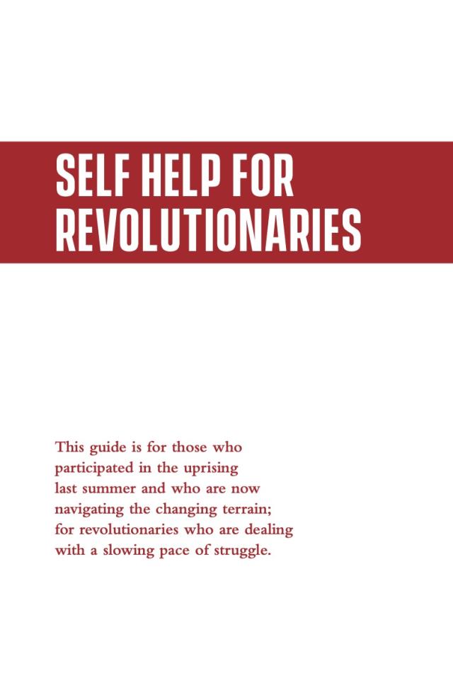 Cover Image for Self-Help for Revolutionaries