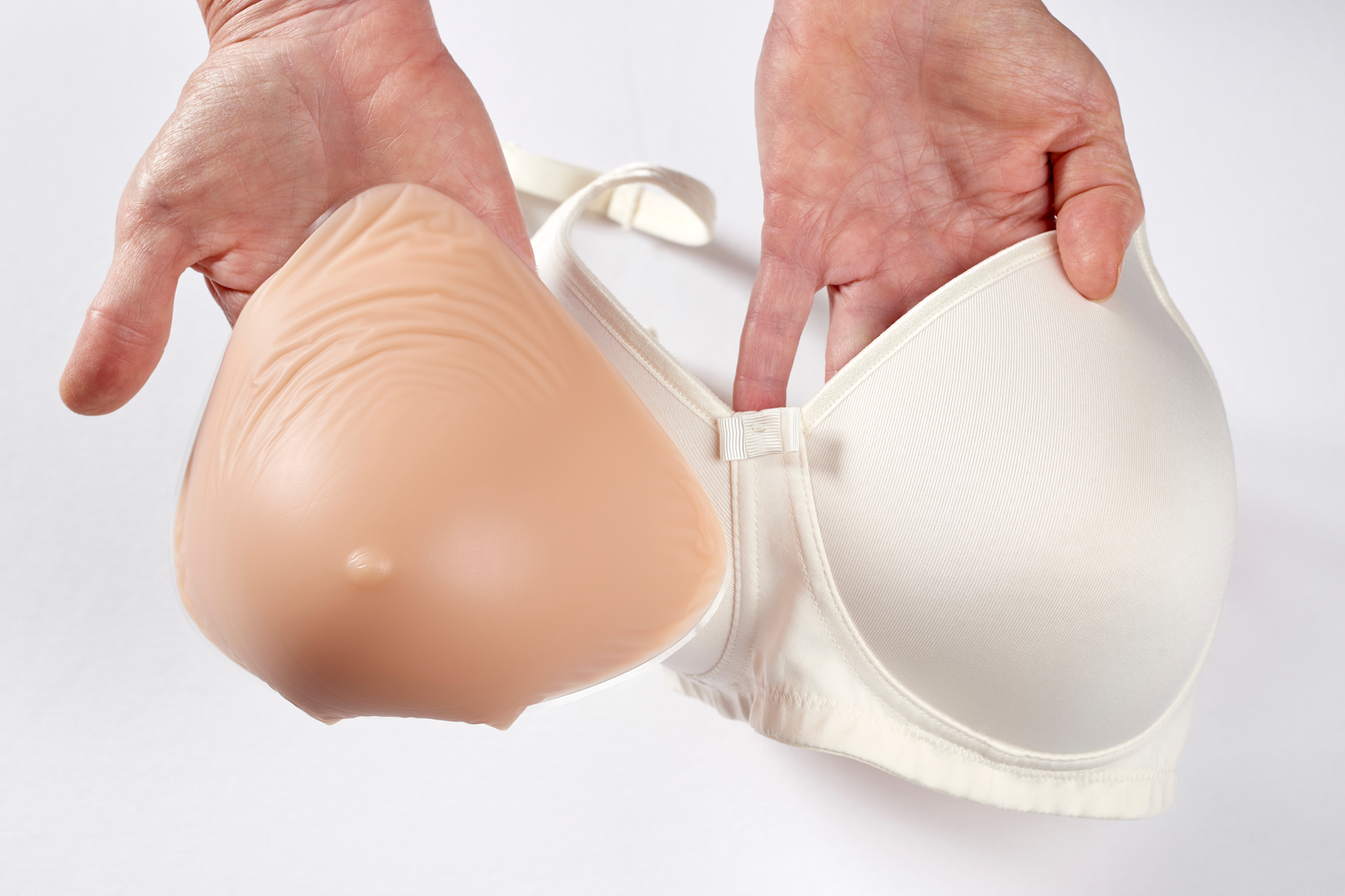 Vollence Mastectomy Bra for Silicone Breast Froms Pocket Bra Fake Boobs Prosthesis 