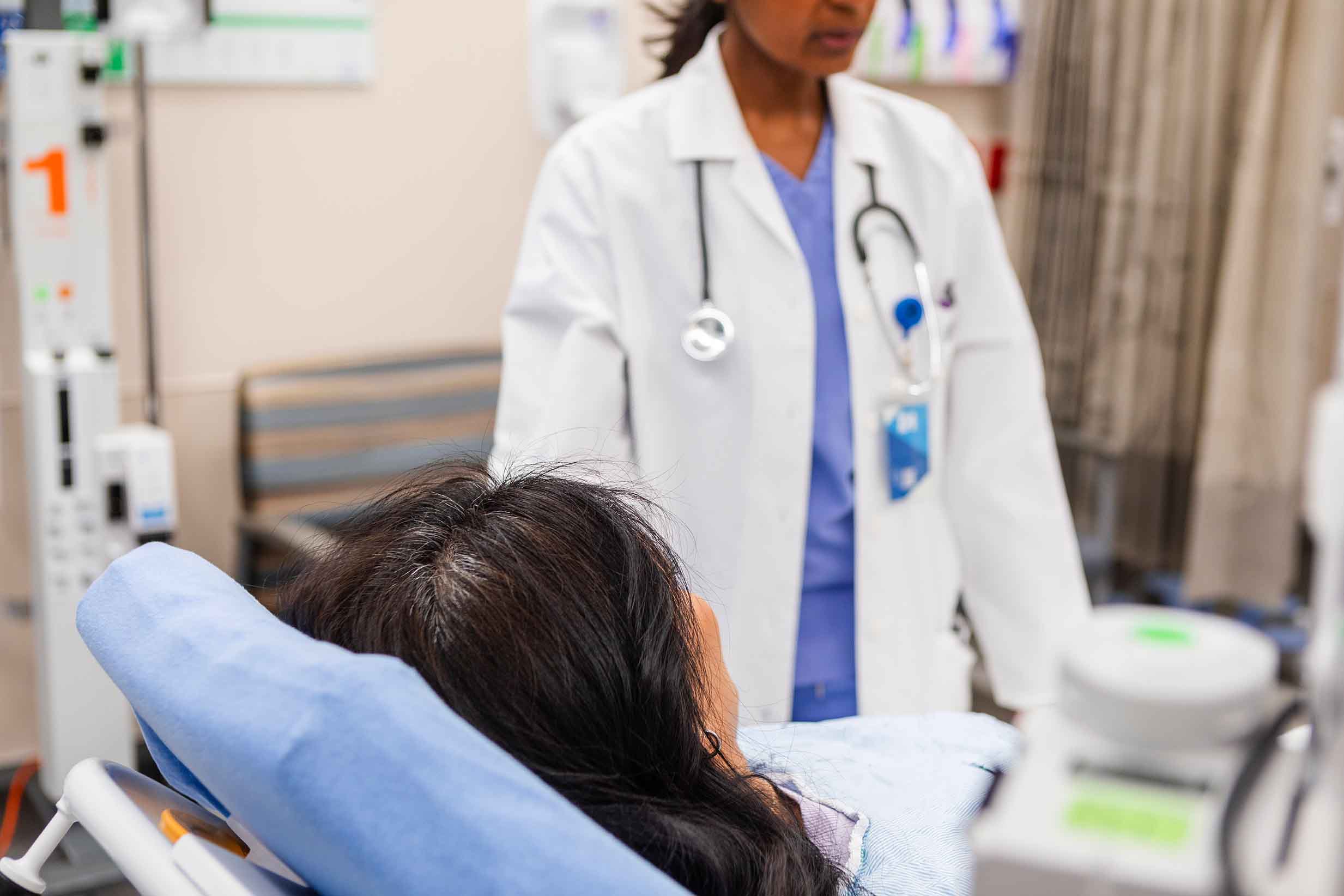 Patient and Doctor in Hospital 2466x1644