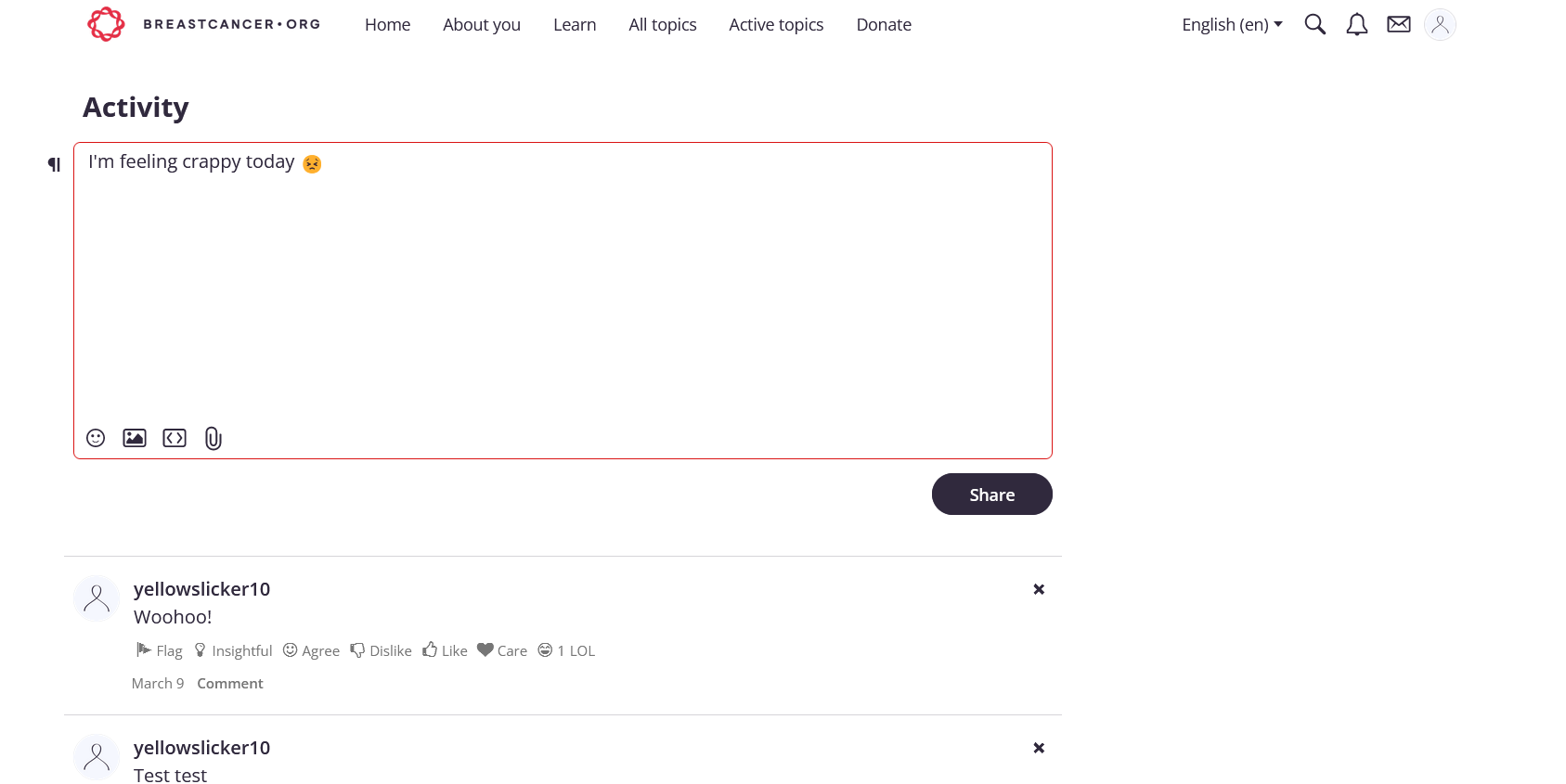 personal activity image 1