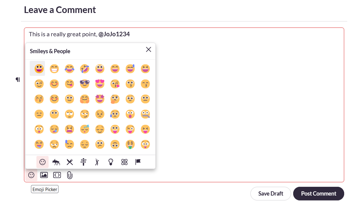 using emojis image