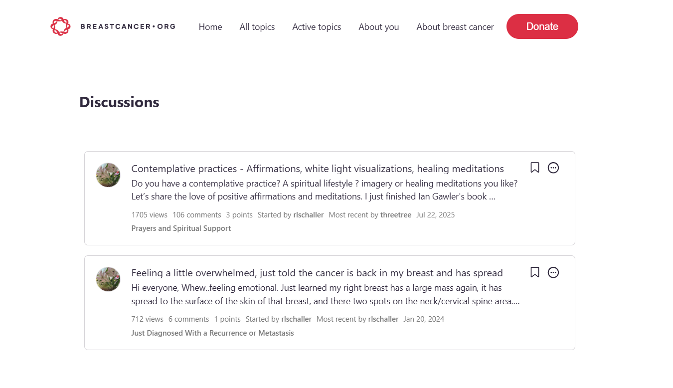 Discussions from profile image 2