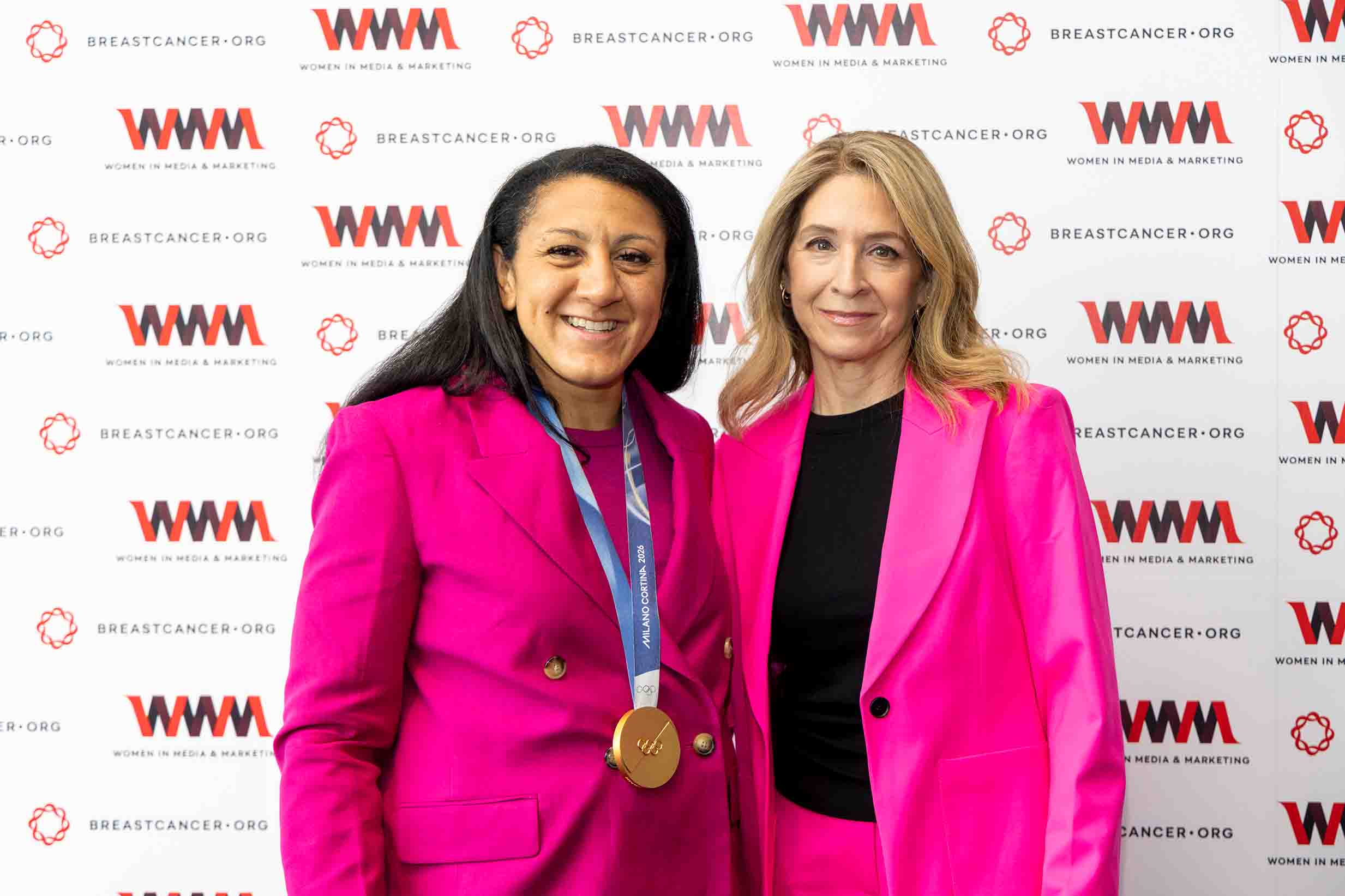 Marisa Weiss and Elana Meyers Taylor at WIMM 2466x1644