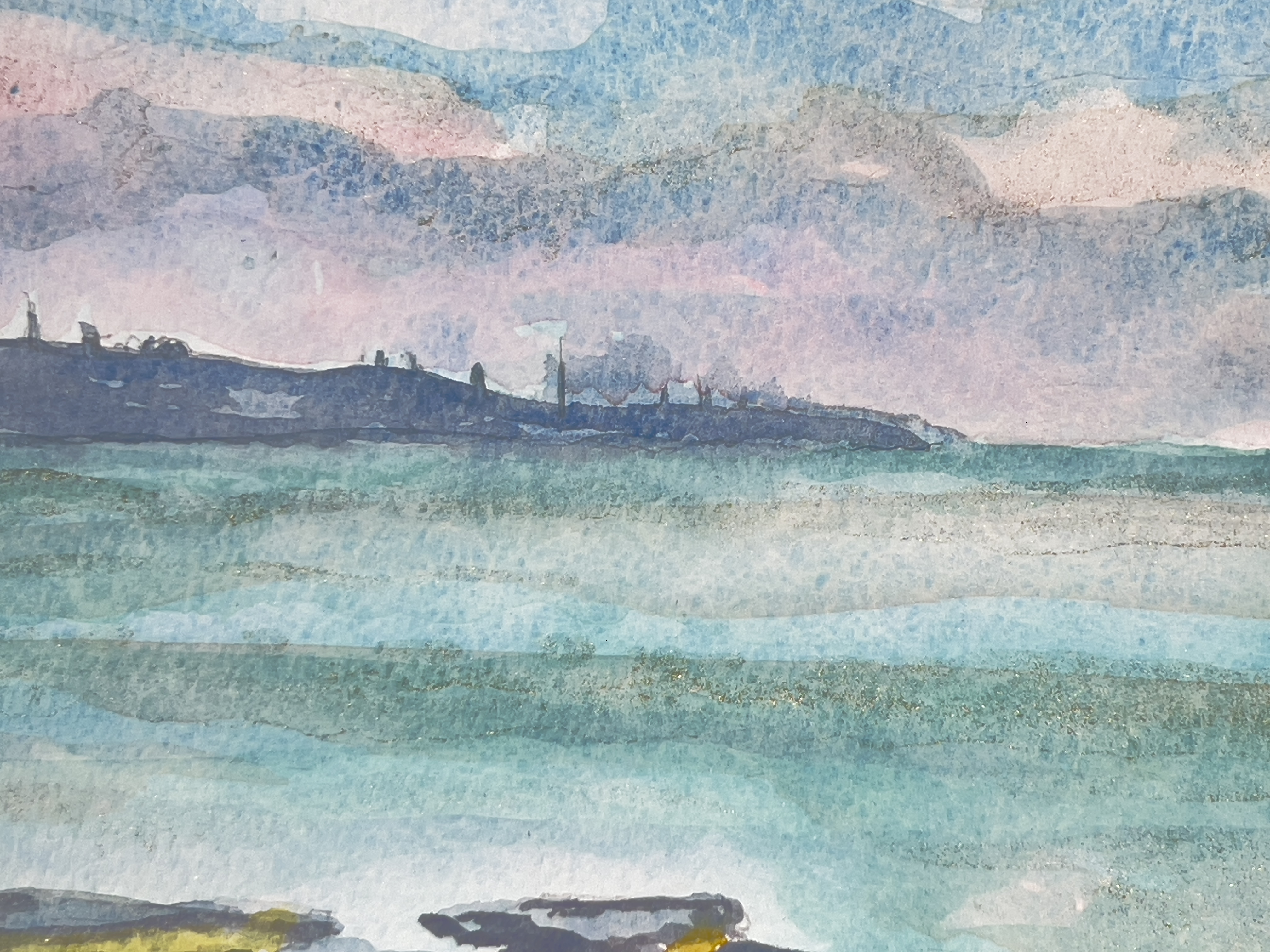 Evening view to Lambay 